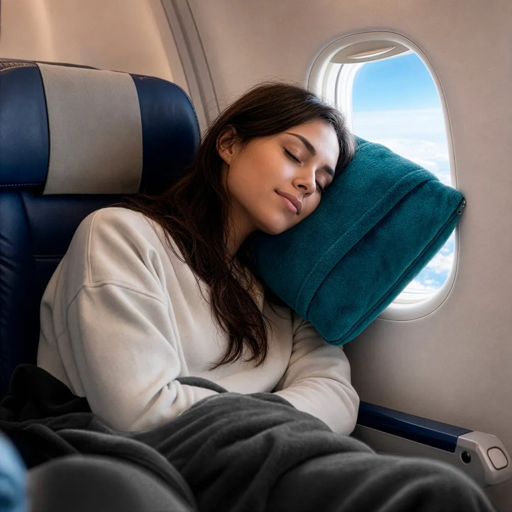 SNUGGY. Manta 3 em 1 em tecido polar (220 g/m²) ideal para viagens - Thumbnail 16