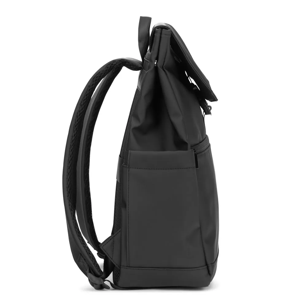 AZORES BAG. Mochila para notebook (16") em PU, com pala que cobre todos os compartimentos - Thumbnail 4