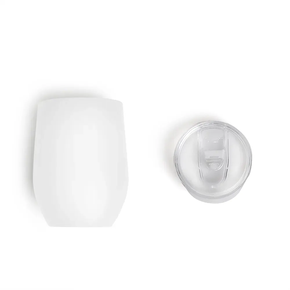Copo Térmico C/ Tampa - Branco - 340 Ml - Thumbnail 2