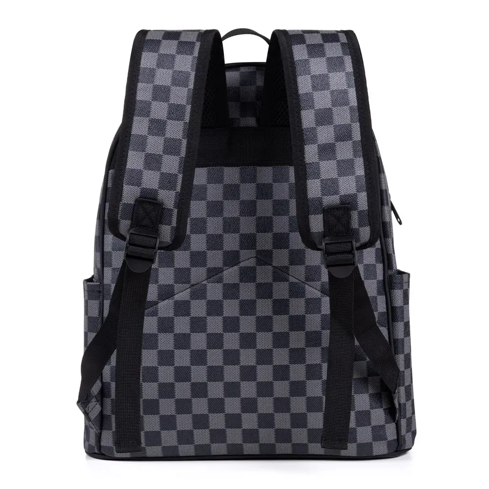 Mochila Em Pvc - Xadrez - Thumbnail 6