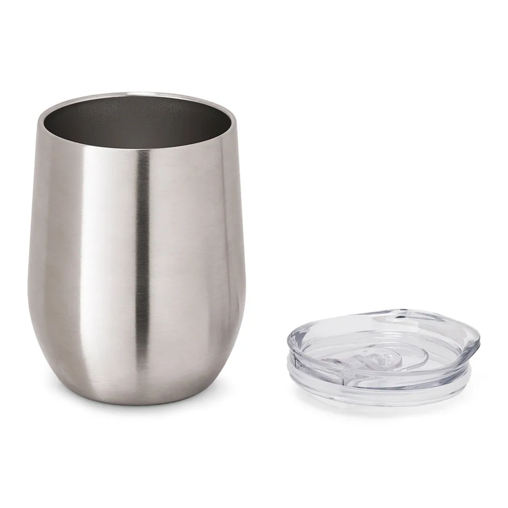 RONDE. Copo de viagem térmico em aço inox de parede dupla isolada a vácuo (400 mL) - Thumbnail 2