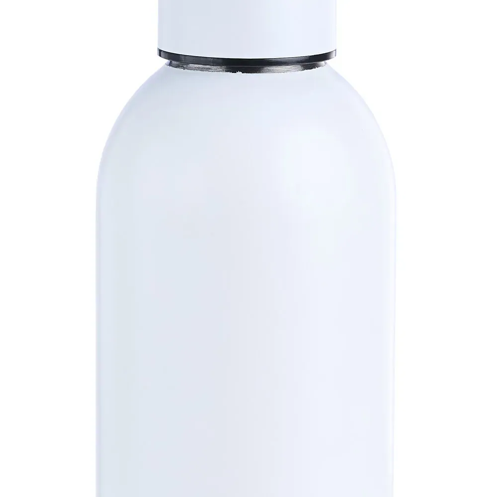 Garrafa Em Inox Parede Dupla - Branca - 500 Ml - Thumbnail 2