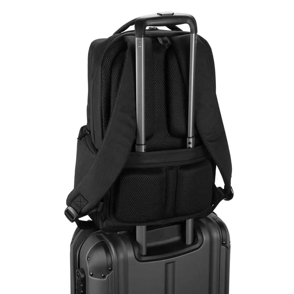 COPENHAGEN. Mochila em twill reciclado resistente à água com dois bolsos frontais de grande dimensão (17.3") - Thumbnail 5