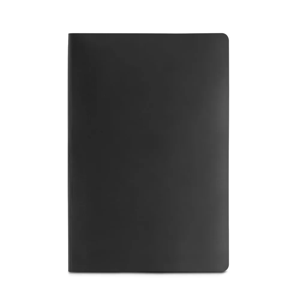 QUEIROS. Caderno A5 de capa flexível em papel pedra (620g/m²) - Thumbnail 2