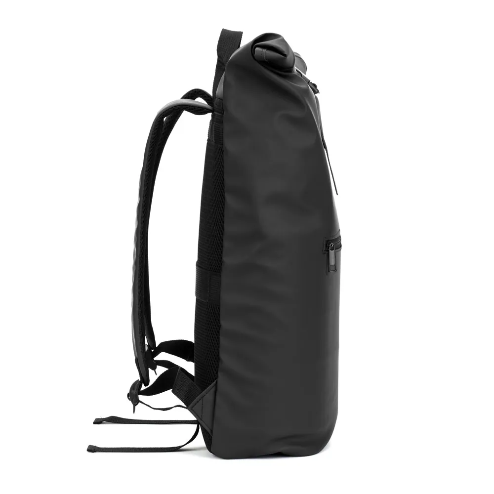 PORTLAND. Mochila "roll top" em PU com bolso para notebook (16") - Thumbnail 3