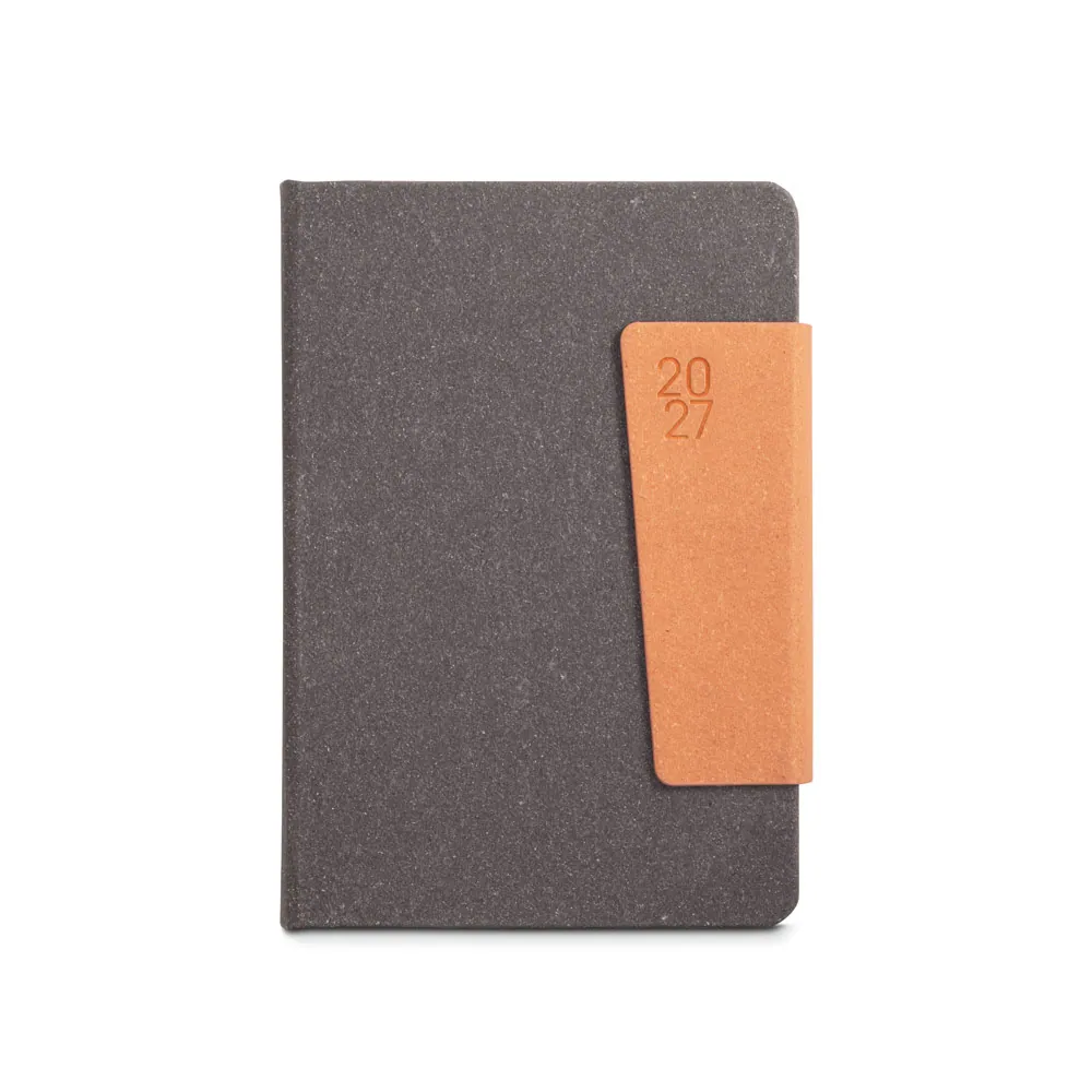 TAGORE A5. Agenda A5 em pele (58% reciclada) - Thumbnail 2