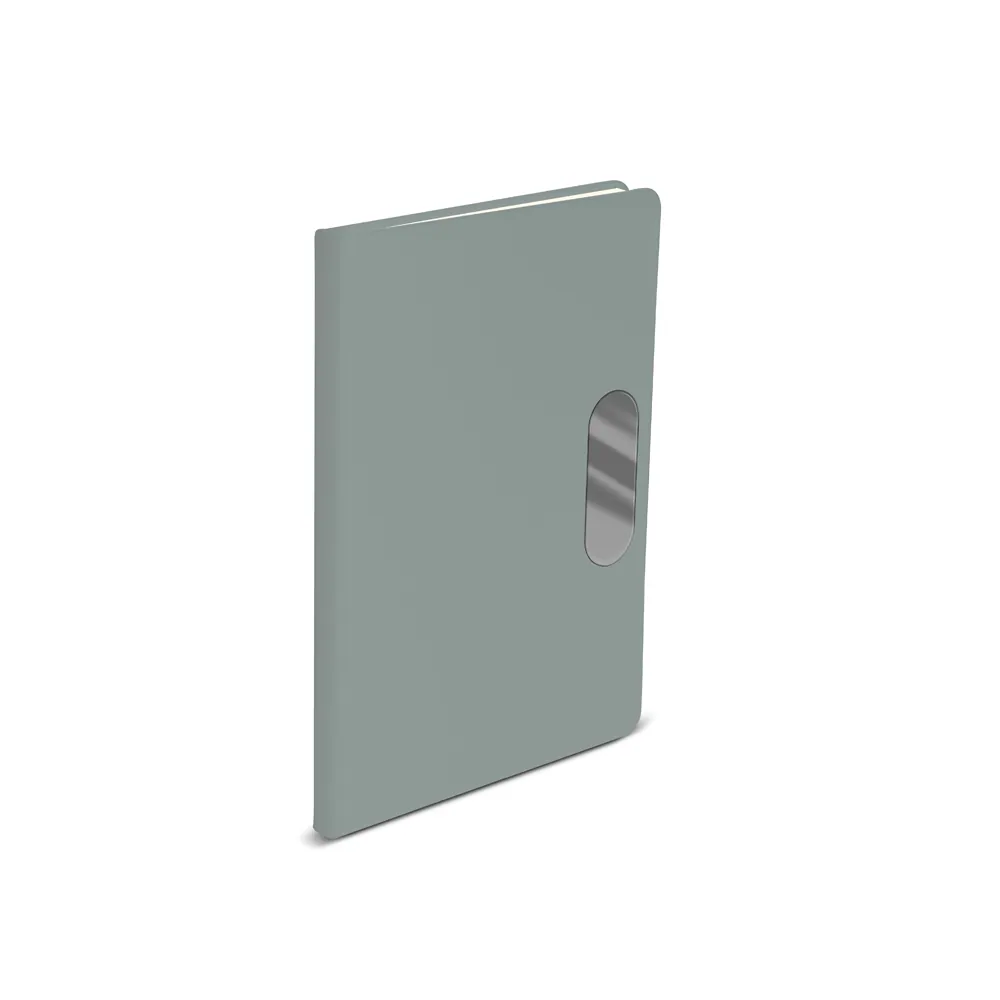 Caderno em PU com placa em metal - Thumbnail 6