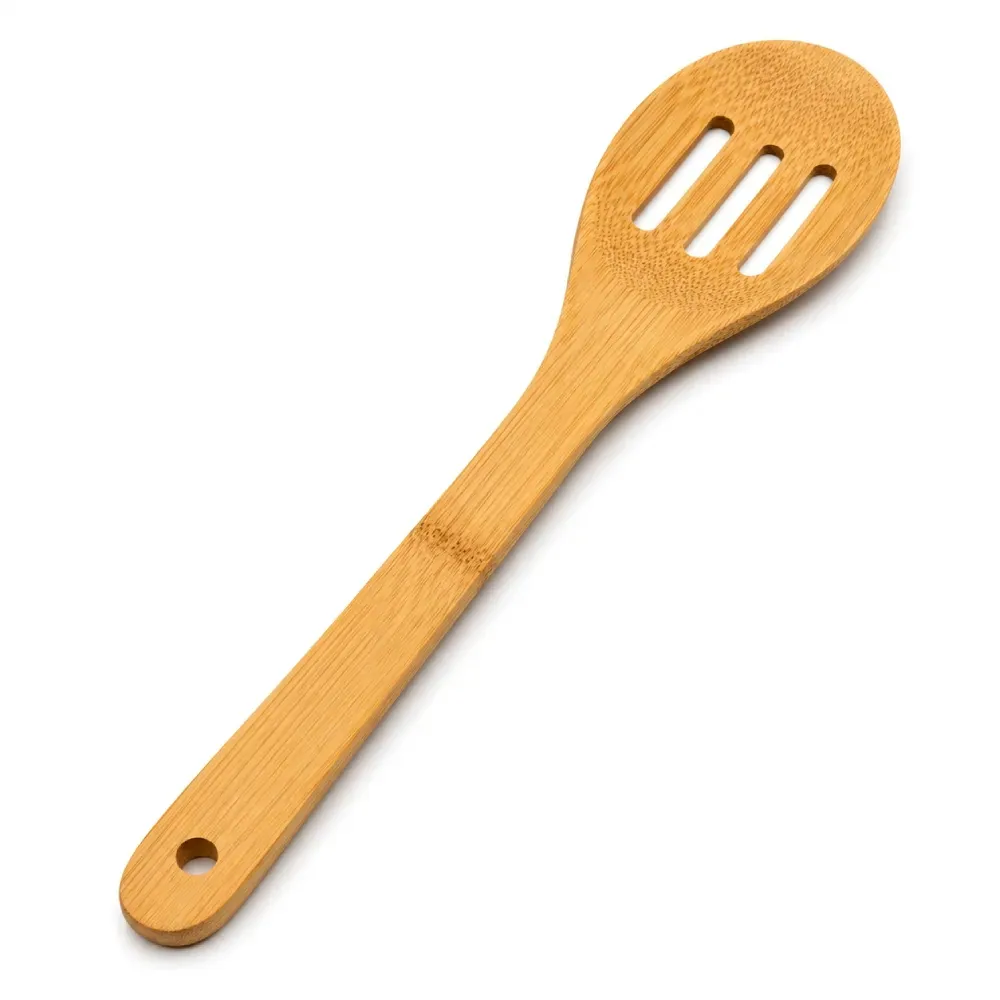 Colher Perfurada Em Bambu Utility - 30 Cm - Thumbnail 2