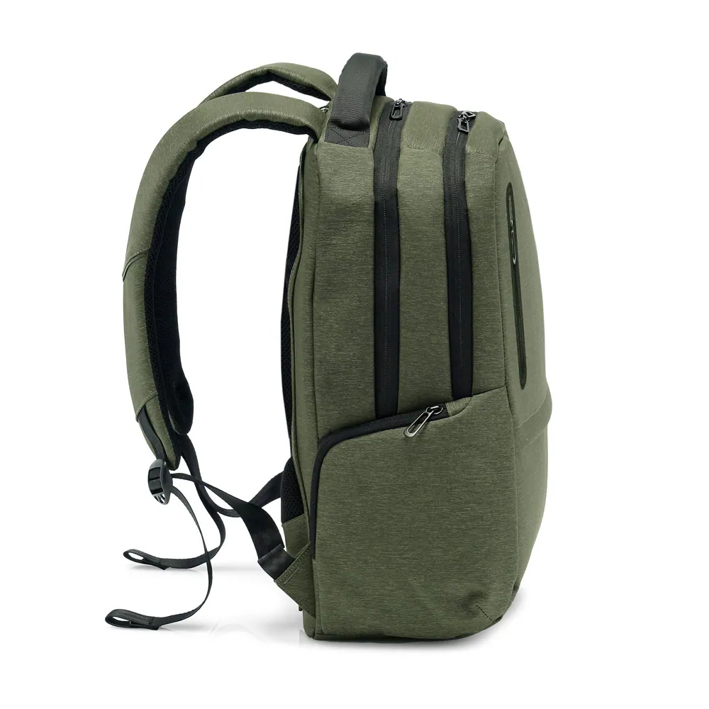 BOSTON. Mochila para notebook (17'') em Nylon 2Tone impermeável com dois compartimentos forrados e almofadados (20 L) - Thumbnail 9