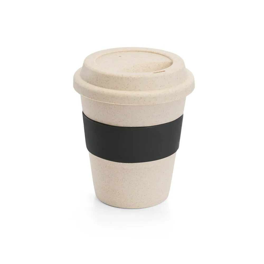 LATTE. Copo de viagem em fibra de bambu (60%) e PP (40%) com tampa (380 mL) - Thumbnail 2