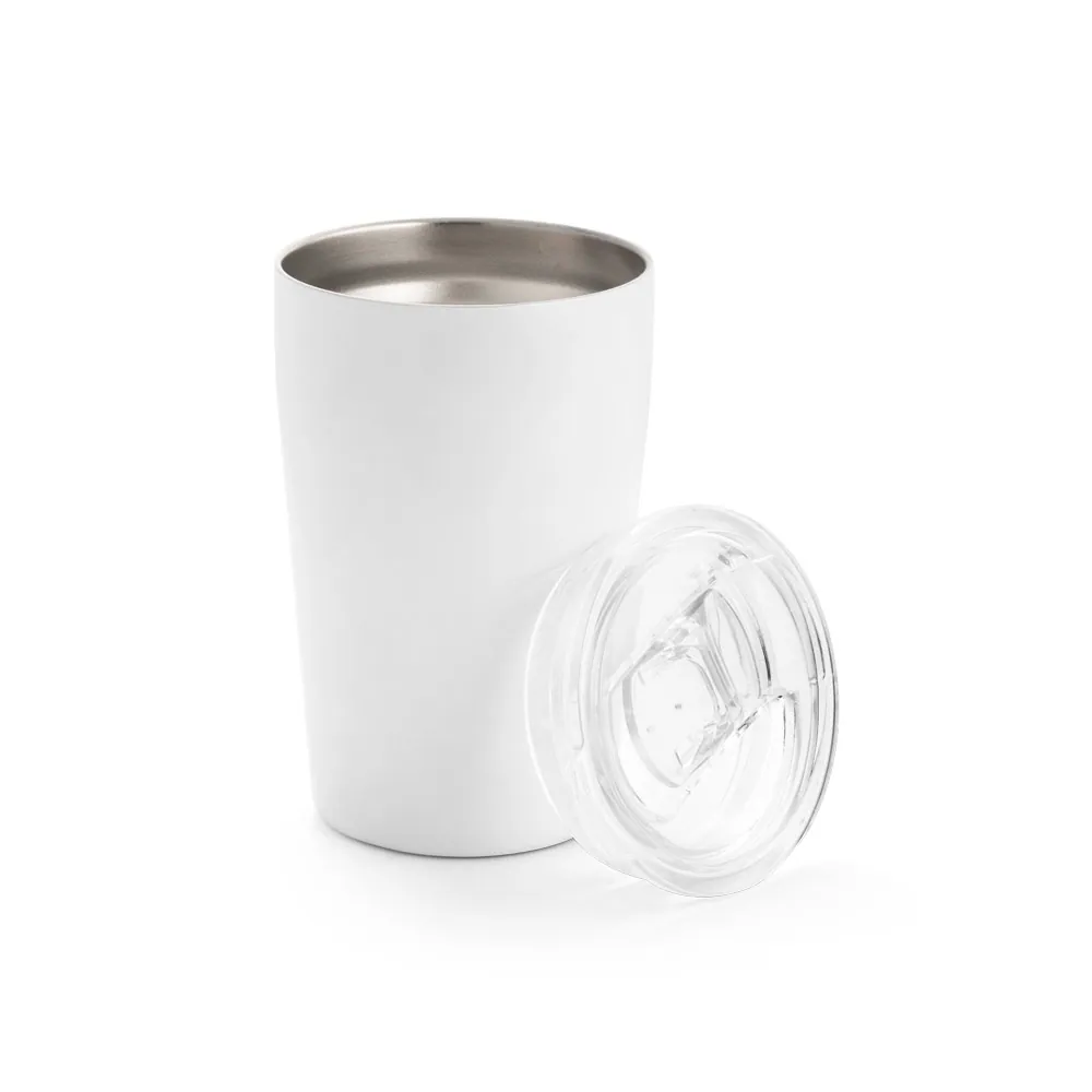 SLIDER. Copo de viagem térmico para sublimação em aço inox, de parede dupla isolada a vácuo (380 mL) - Thumbnail 2