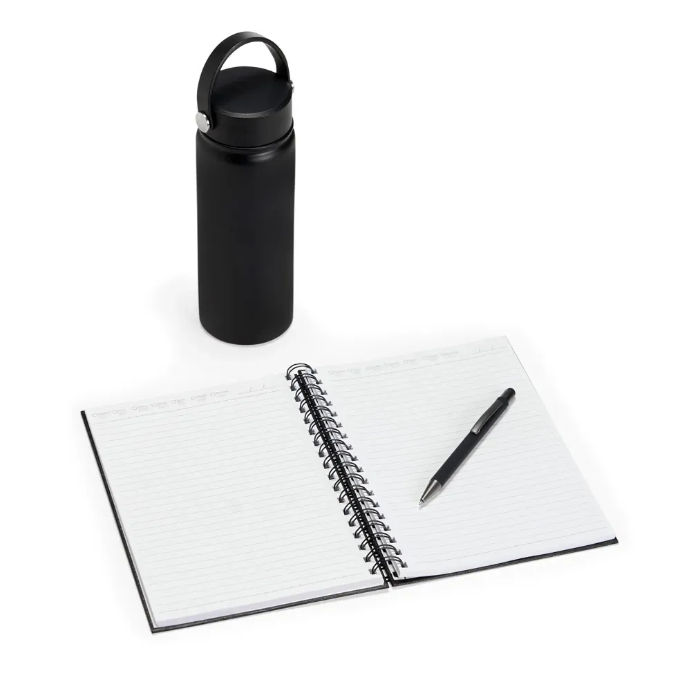 Kit Garrafa, Caderno E Caneta - 3 Pçs - Thumbnail 4