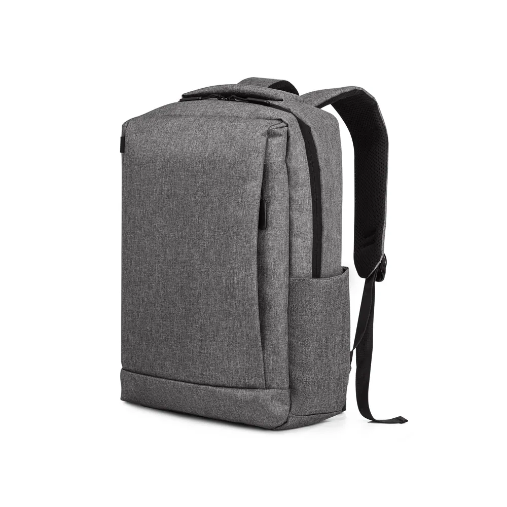 WLLINGTON. Mochila para notebook (15.6") com 2 divisórias almofadadas, em 300D de alta densidade (14 L) - Thumbnail 4