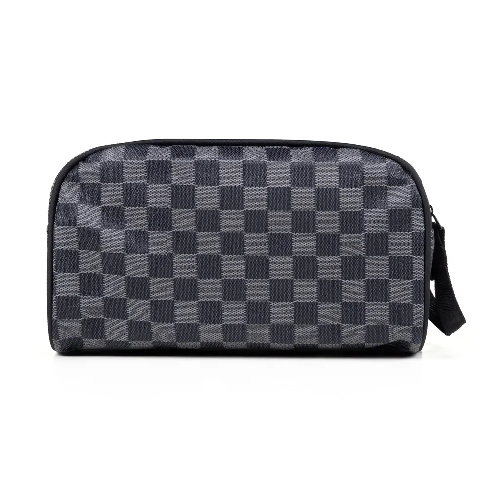 Necessaire Em Pvc - Xadrez - Thumbnail 3