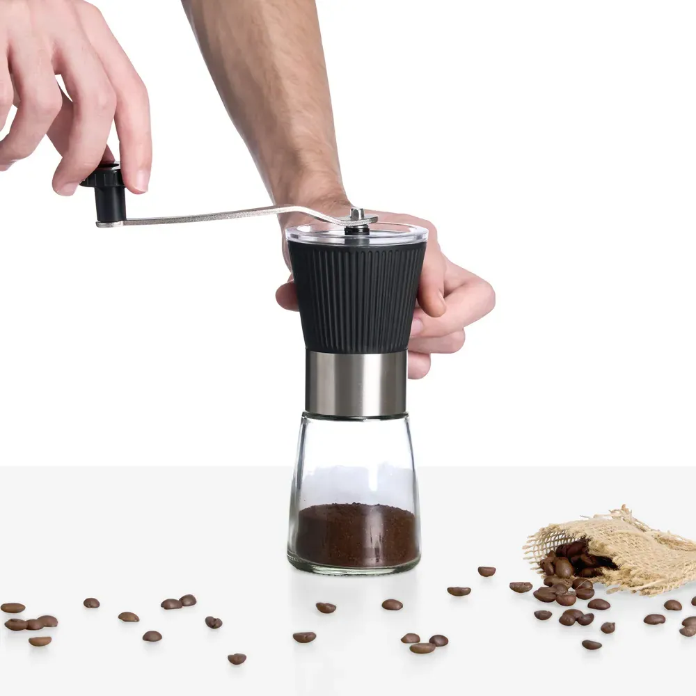 Moedor Para Café Em Vidro / Inox - Thumbnail 5