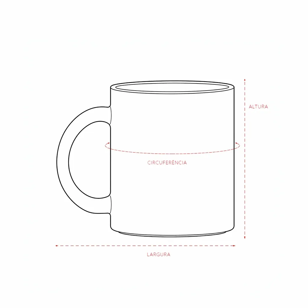 Caneca Vidro 350ml - Thumbnail 5