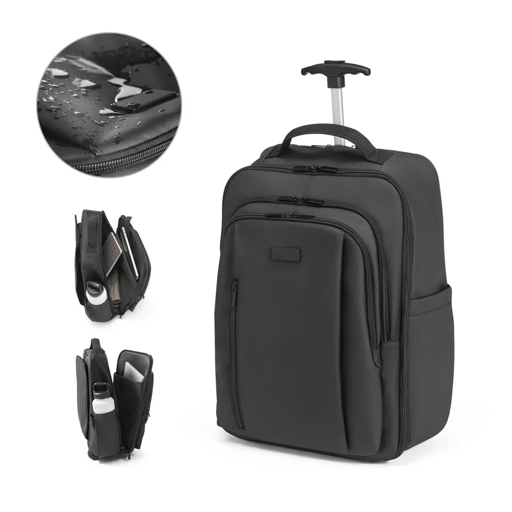 SEVILLE. Mochila trolley em 900D com revestimento resistente à água 28 L (17.3")