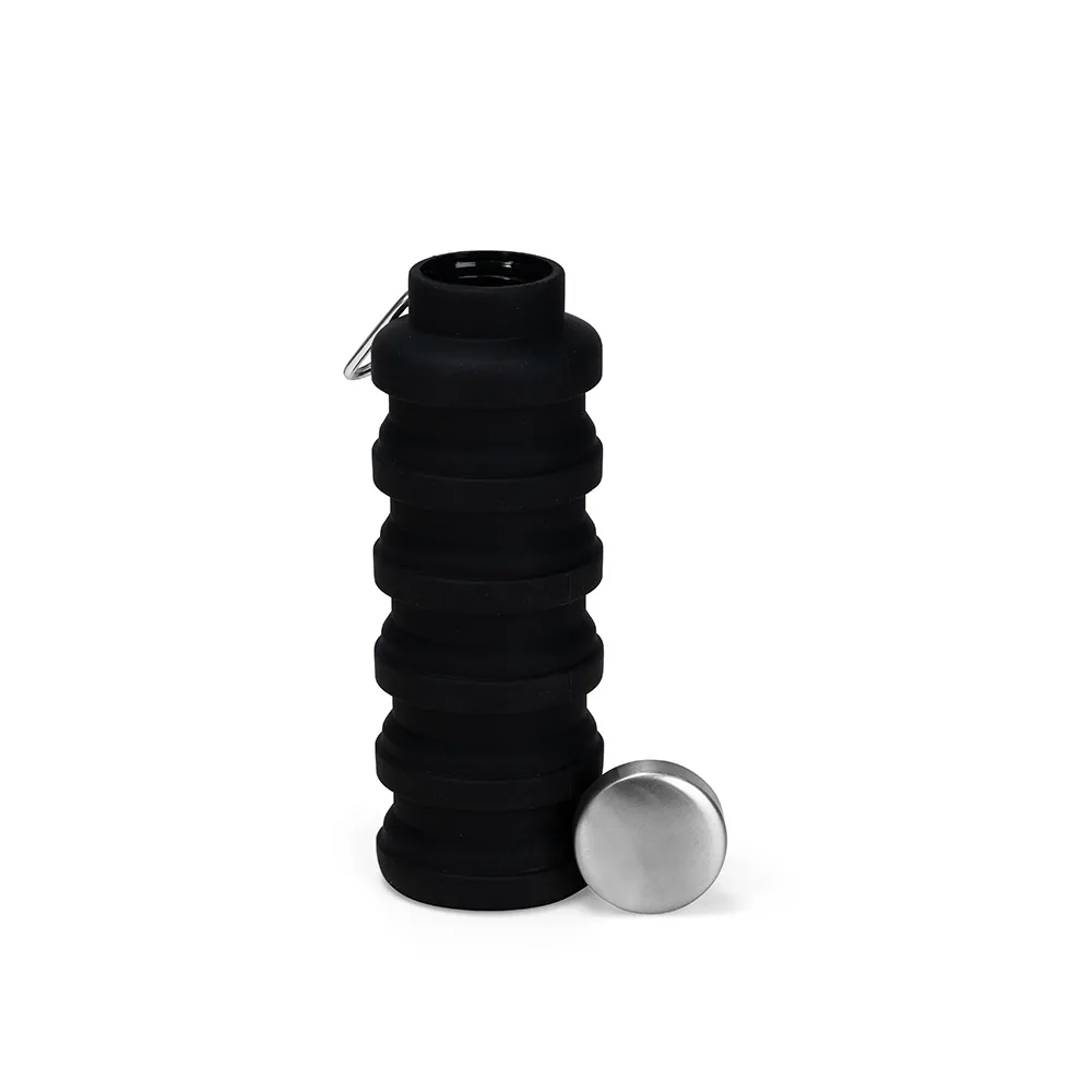 Garrafa Retrátil Silicone 500ml - Thumbnail 3