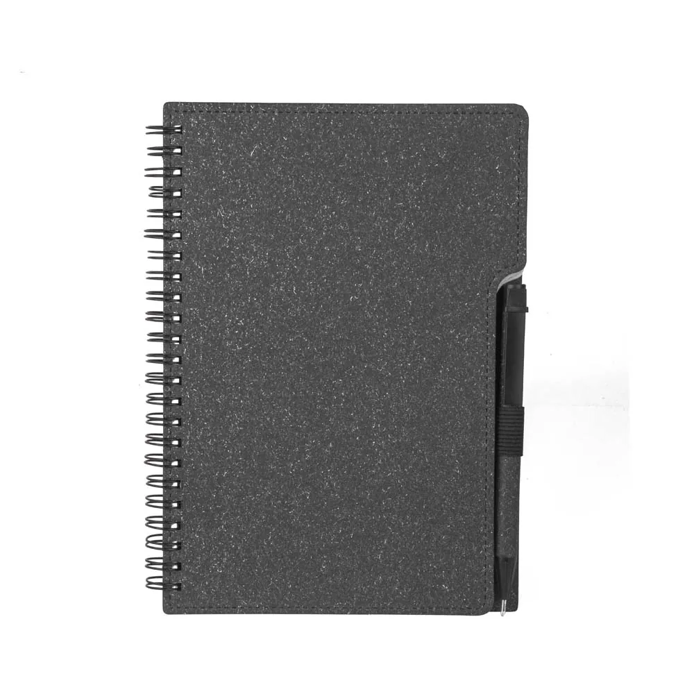 Caderno A5 Capa em Papelão Reciclado c/ Caneta - Thumbnail 11