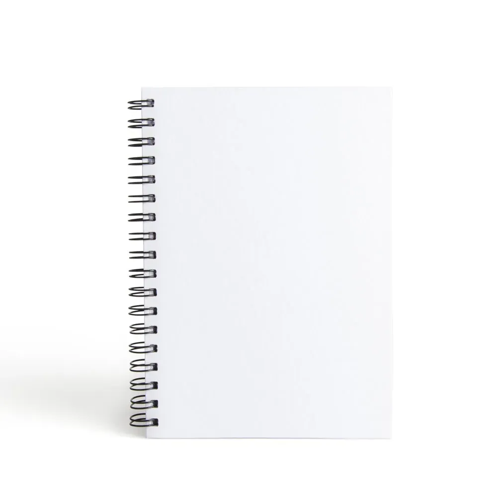 Caderno Pautado Com Wire-O - Branco - 23,5X18Cm - 100 Fls - Thumbnail 3