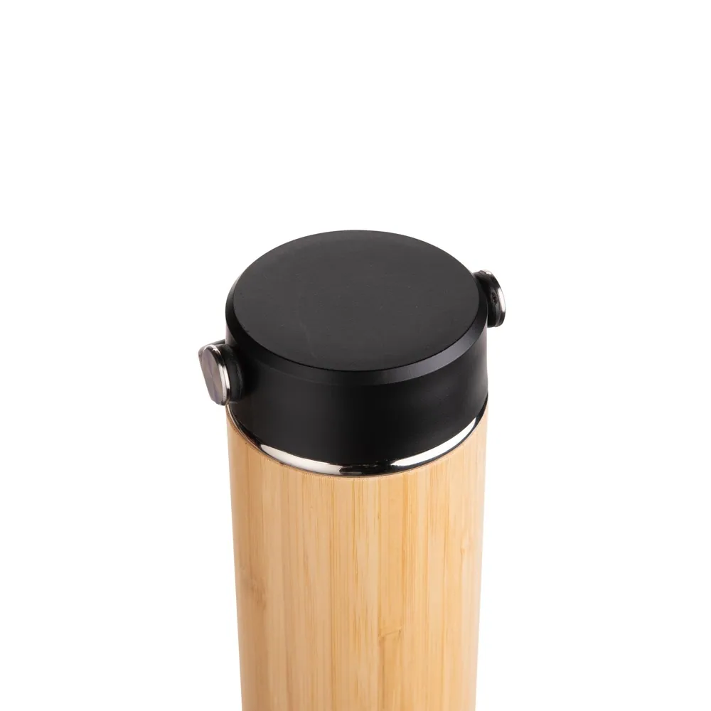 Garrafa Térmica Bambu 400ml - Thumbnail 5