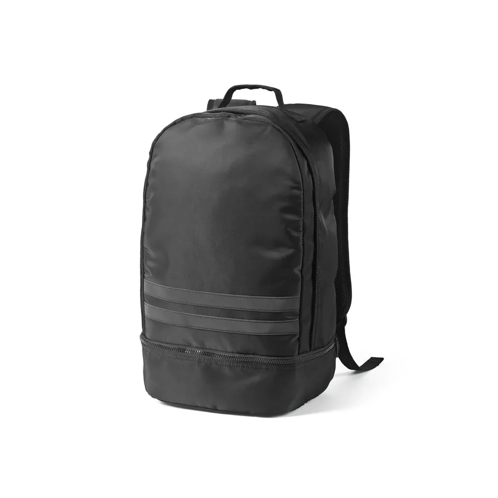 MANCHESTER. Mochila em poliéster reciclado 290T e sarja com compartimento para sapatos (25 L) - Thumbnail 7