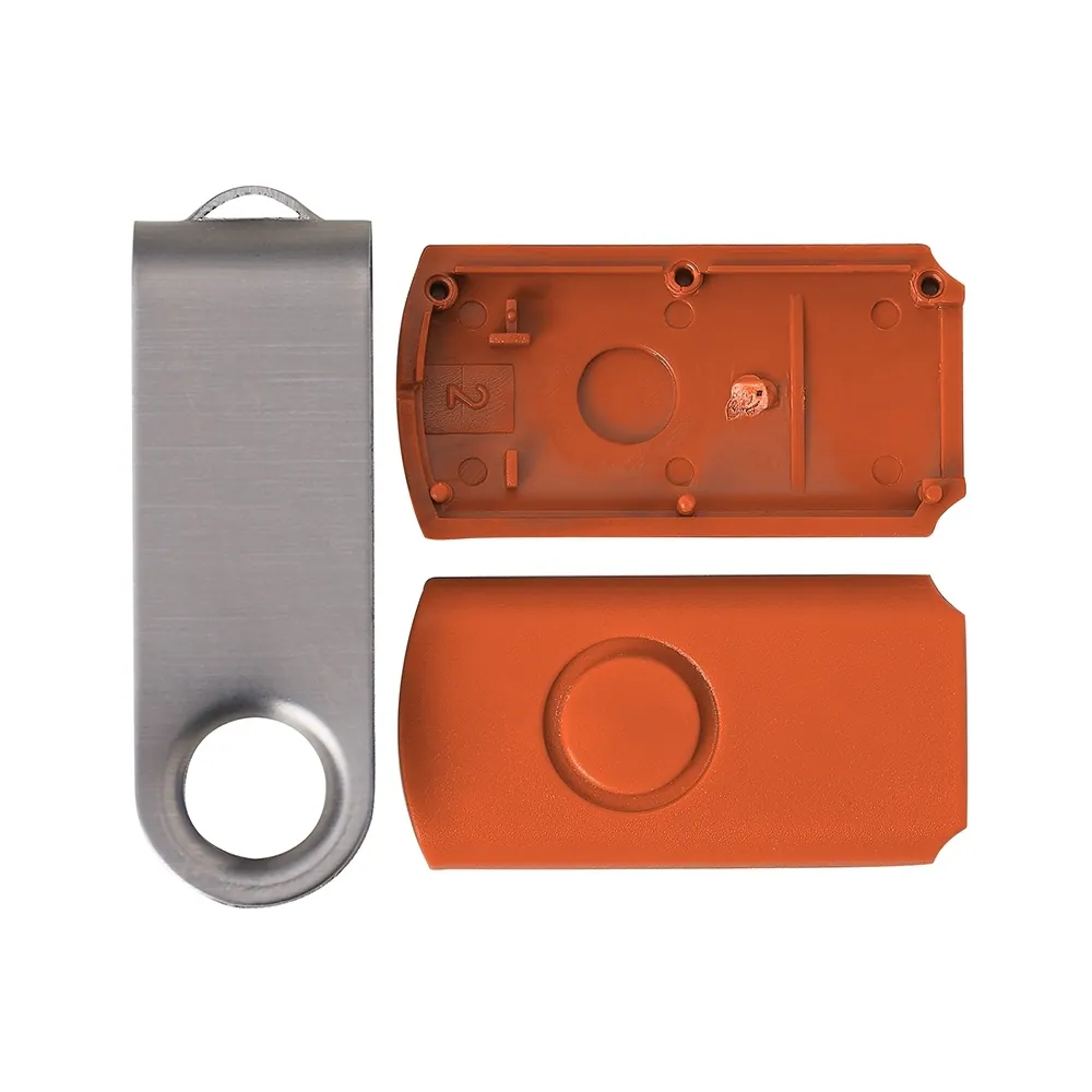 Carcaça Pen Drive Giratório Escovado - Thumbnail 6