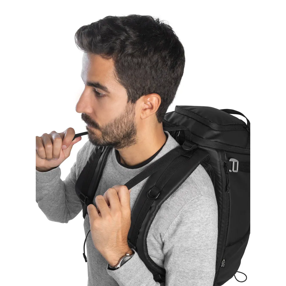 ALASCA. Mochila Hiking (14") com revestimento à prova de água em 600D poliéster reciclado e 210D poliéster reciclado (18 L) - Thumbnail 8
