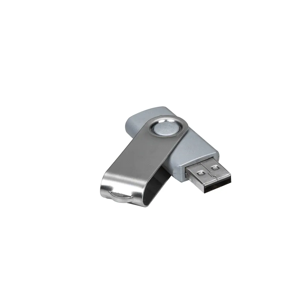 Pen Drive Giratório Metálico 4GB/8GB/16GB/32GB - Thumbnail 10