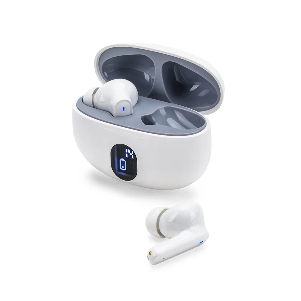 CAETANO. Fones de ouvido wireless com autonomia de 4h (200 mAh), em ABS 100% reciclado - Thumbnail 6