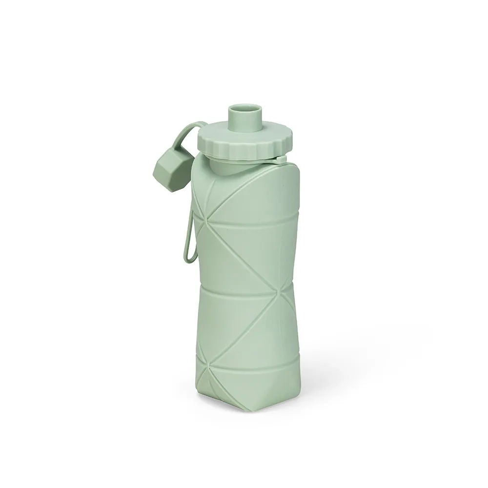 Garrafa Dobrável Silicone 600ml - Thumbnail 3