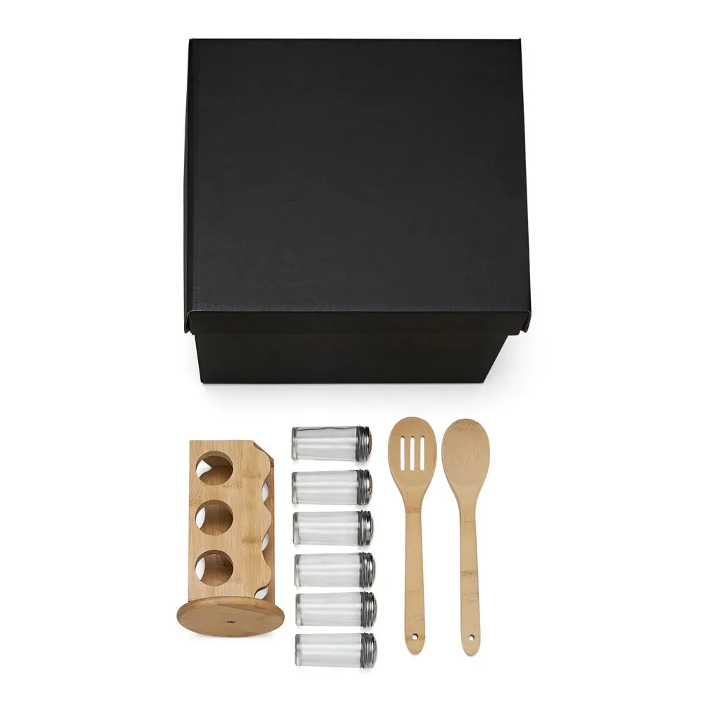 Kit Porta Condimentos E Colheres - 3 Peças - Thumbnail 2