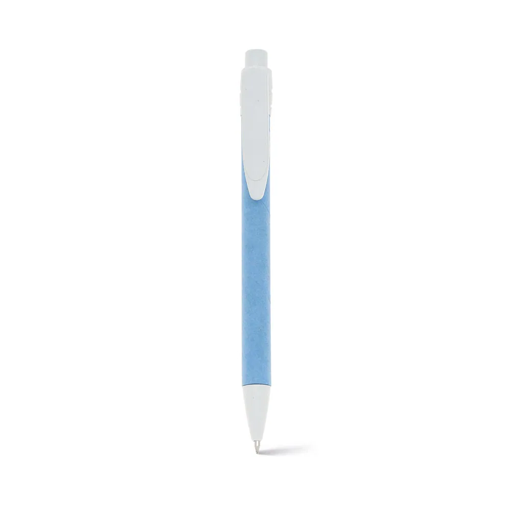 MASAI. Caneta esferográfica em papel kraft reciclado com escrita em azul - Thumbnail 7