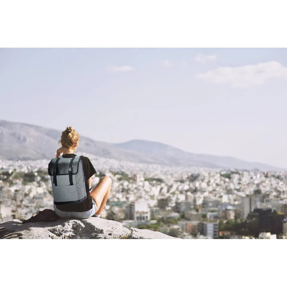 TRAVELLER. Mochila para notebook (17'') em 600D de alta densidade e tarpaulin (16 L) - Thumbnail 7