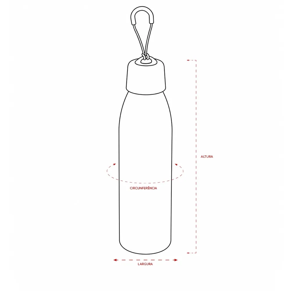 Garrafa Térmica 500ml - Thumbnail 5
