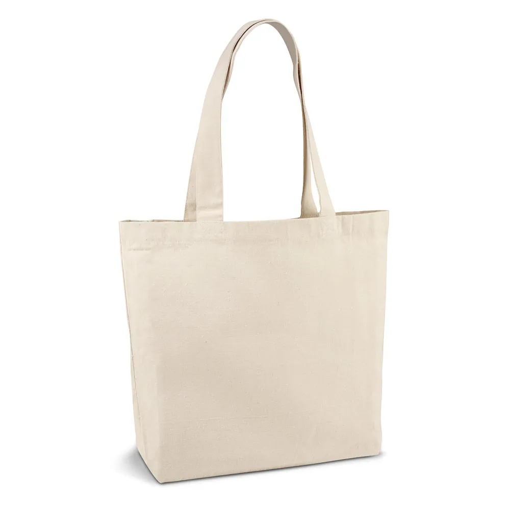 BETO. Sacola 100% algodão canvas (280 g/m²) com bolso interior - Thumbnail 3