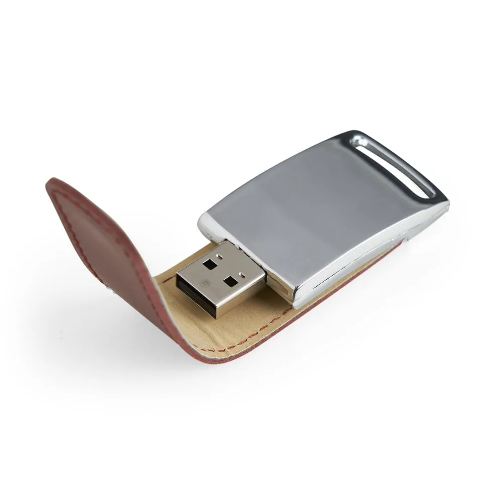 Pen Drive de Couro 4GB/8GB/16GB/32GB - Thumbnail 3