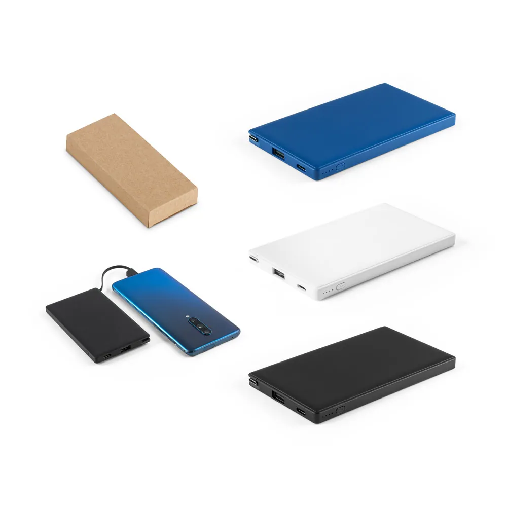 WIGNER. Bateria portátil em ABS 100% reciclado (4.000 mAh)