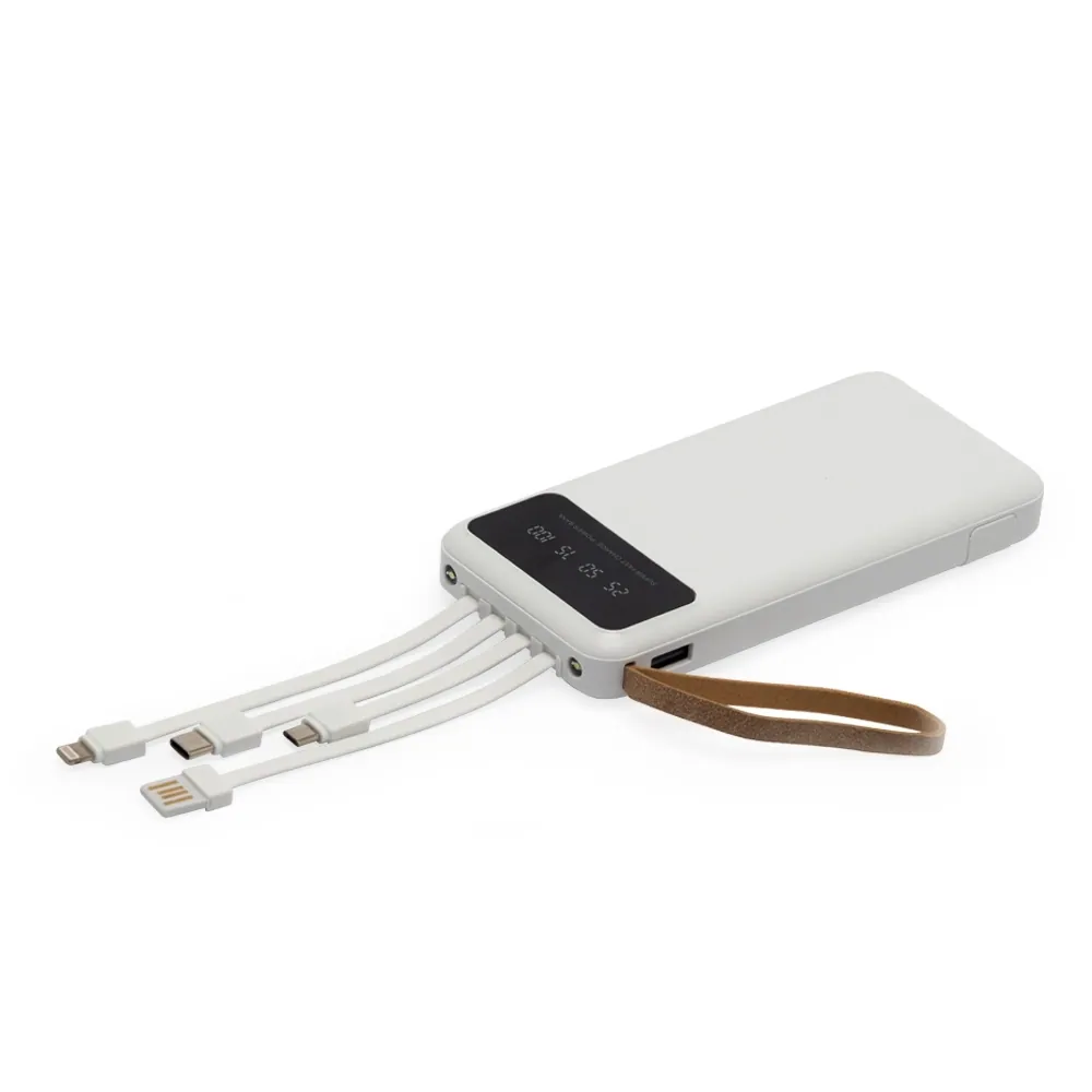 Power Bank 10.000mAh com Lanterna e Multissaídas - Thumbnail 3
