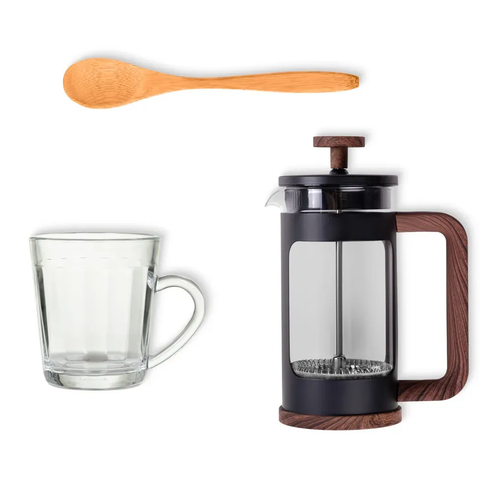Kit Para Café Com Prensa Francesa - 3 Pçs - Thumbnail 3