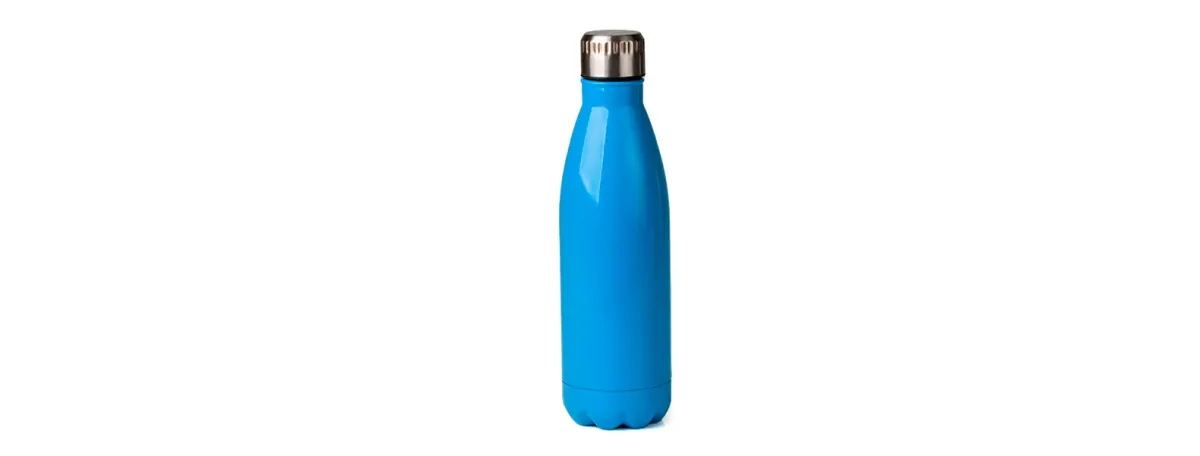 Garrafa Em Aço Inox - Azul - 750Ml - Thumbnail 2