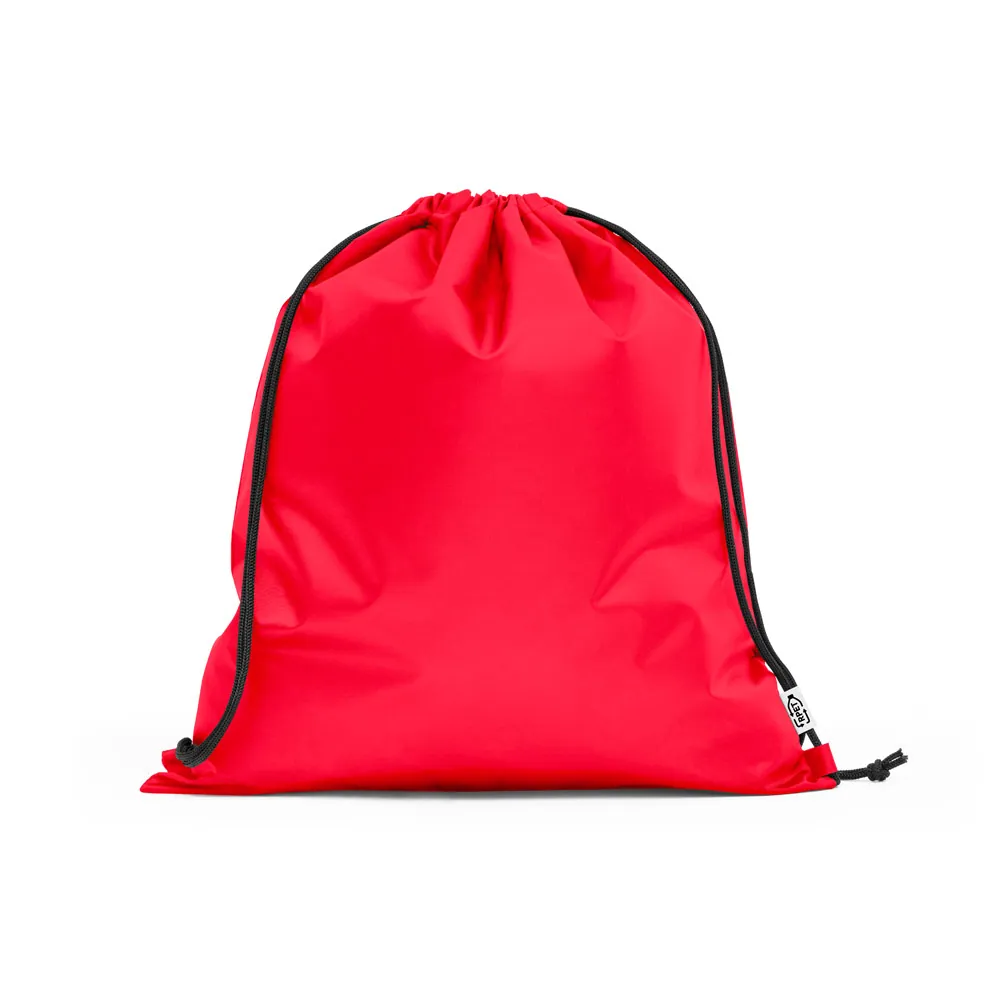 PEMBA. Sacola tipo mochila em poliéster reciclado 190T, produzida a partir de plástico reciclado - Thumbnail 3