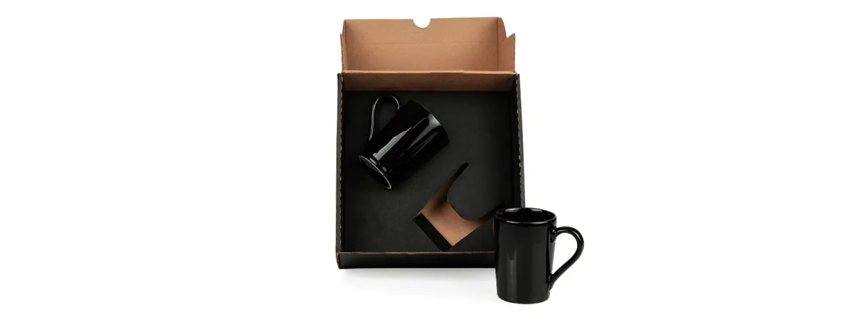 Kit Canecas Em Cerâmica Preta - 230Ml - Thumbnail 2
