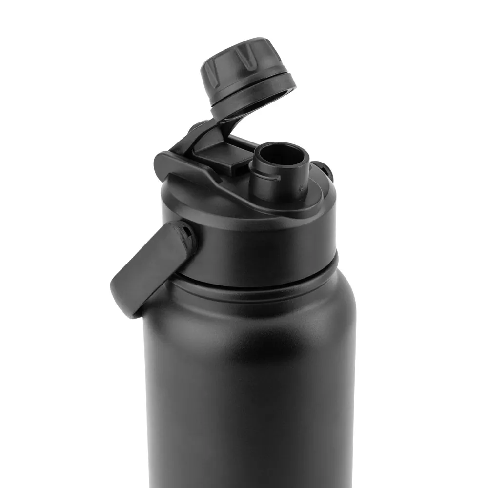 ALCARAZ. Garrafa em aço inox 90% reciclado, com parede dupla isolada a vácuo (830 mL) - Thumbnail 4