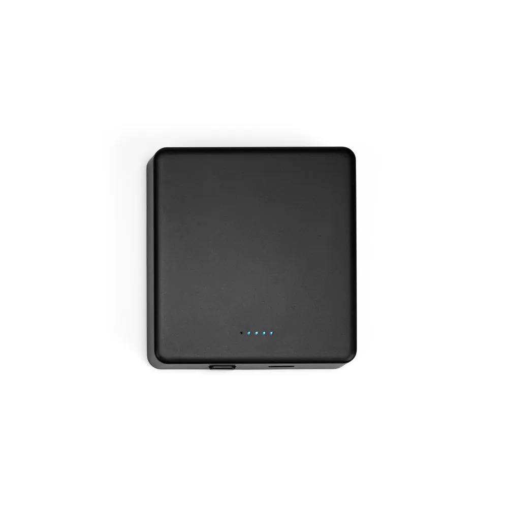 SMOOT 5. Bateria portátil com carregador por indução (wireless) em ABS 100% reciclado (5.000 mAh) - Thumbnail 2