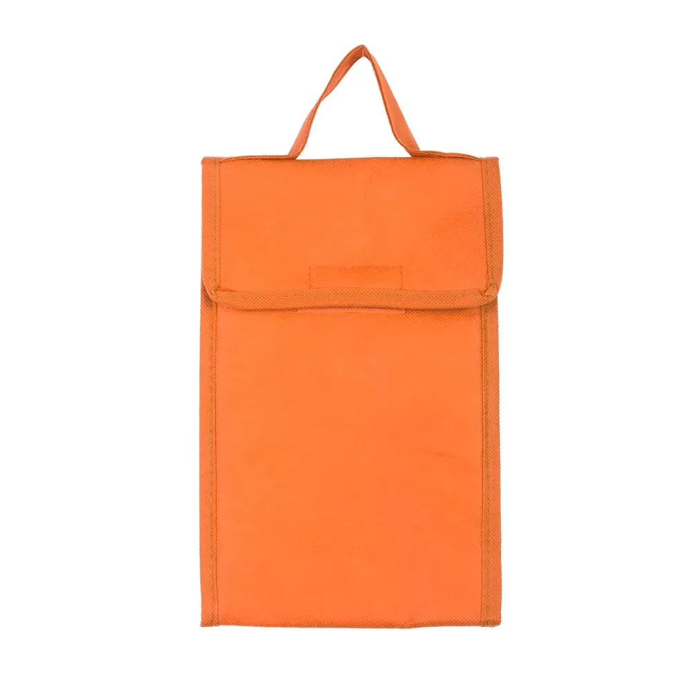 Bolsa Térmica Em Tnt 80G/M² - Laranja - 27X17X10,5 Cm - Thumbnail 2