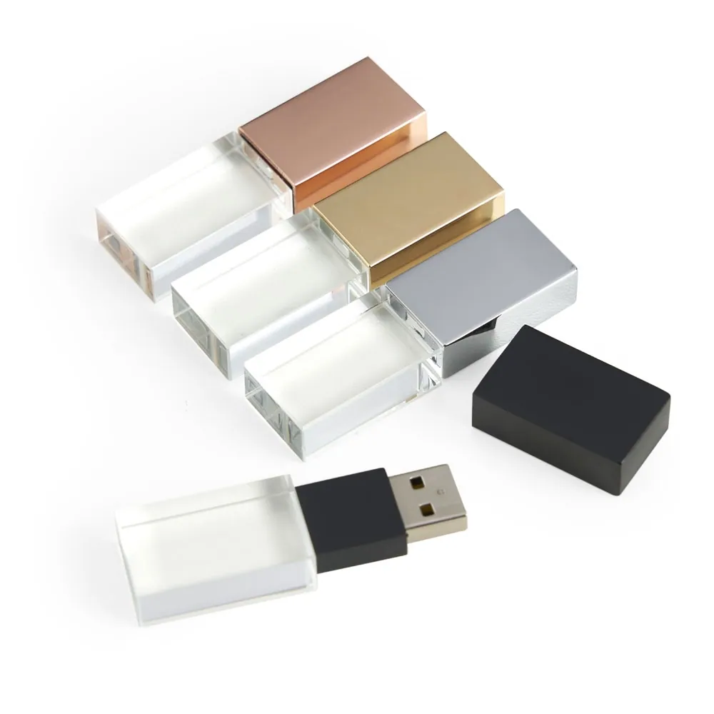 Pen Drive Vidro 4GB/8GB/16GB/32GB - Thumbnail 2