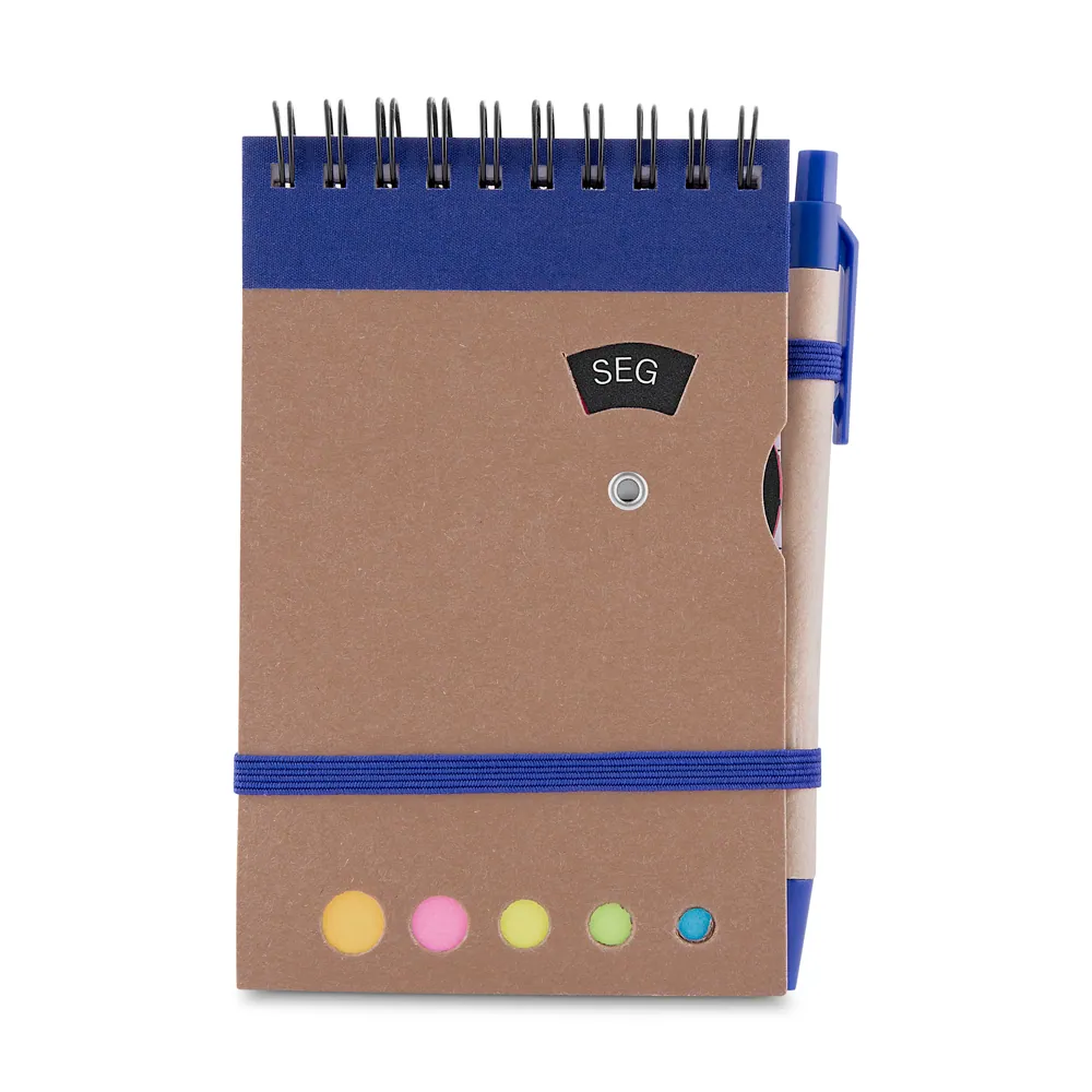 Mini caderno A6 com caneta - Thumbnail 5