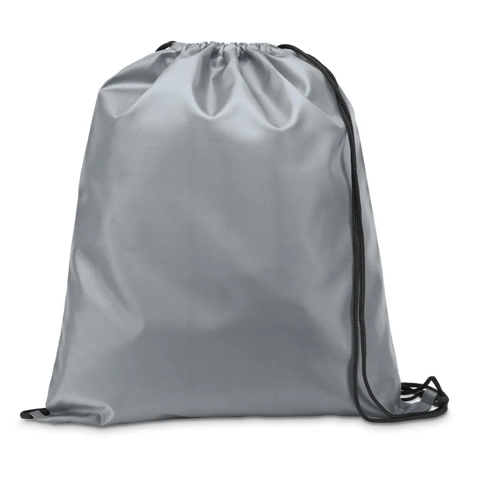 CARNABY. Sacola tipo mochila em 210D com cordões em preto - Thumbnail 23