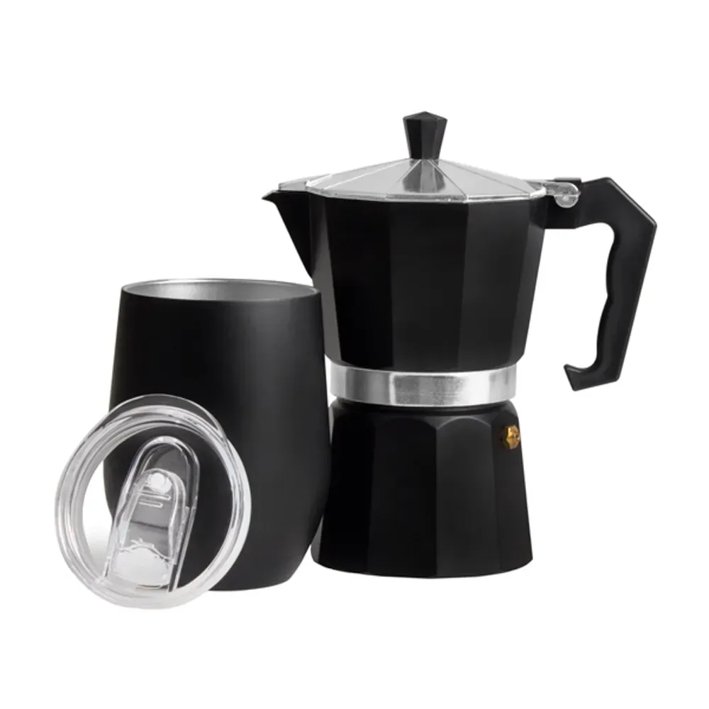 Kit Para Café Com Cafeteira Italiana - 2 Pçs - Thumbnail 3